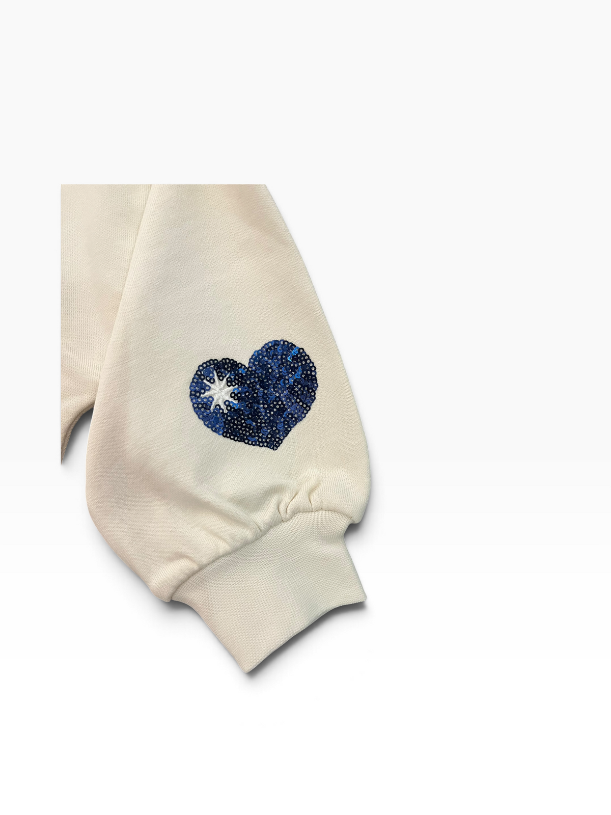 Molo Marika Sequin Heart Sweatshirt