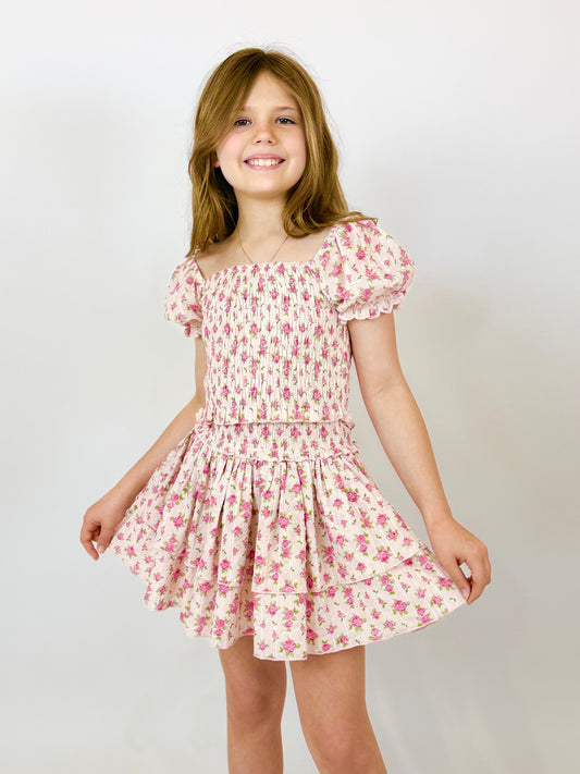 Gigi Skirt In Petite Rose