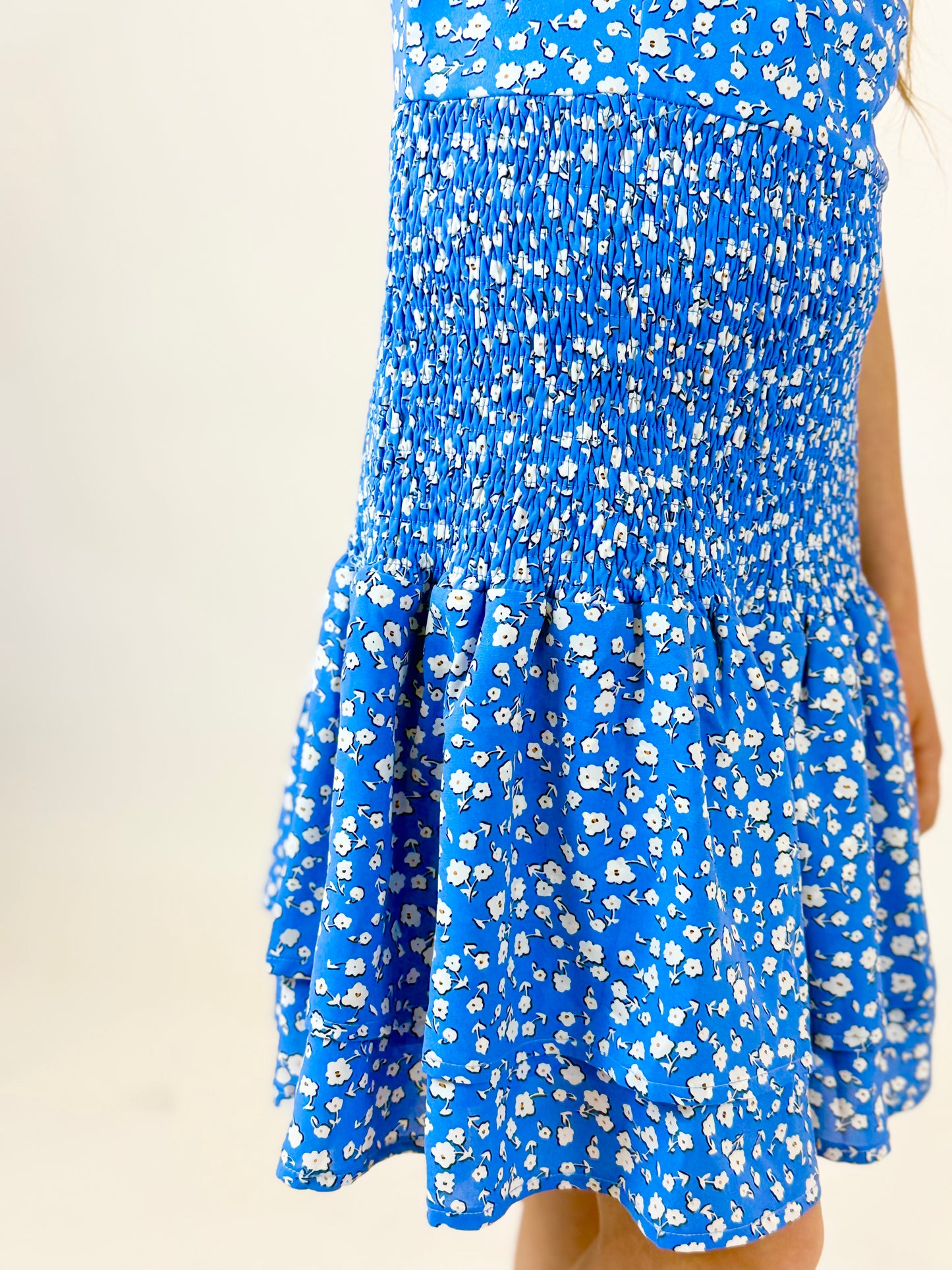 Selena Dress - Blue Floral