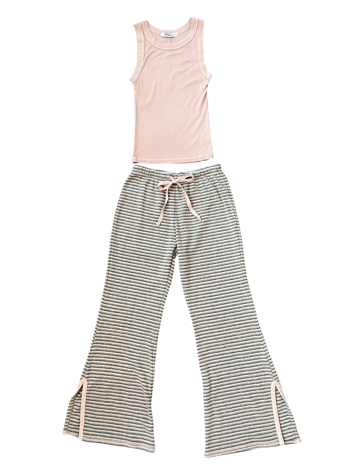 Cool Rib Tank - Dusty Rose