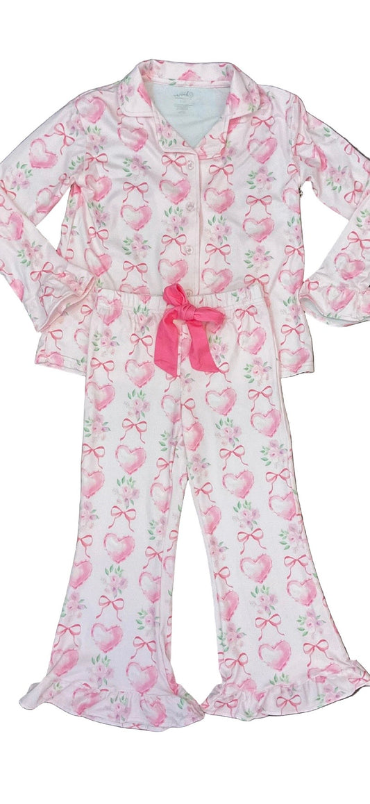 Heart Floral Trellis Lounge Set (Adult)