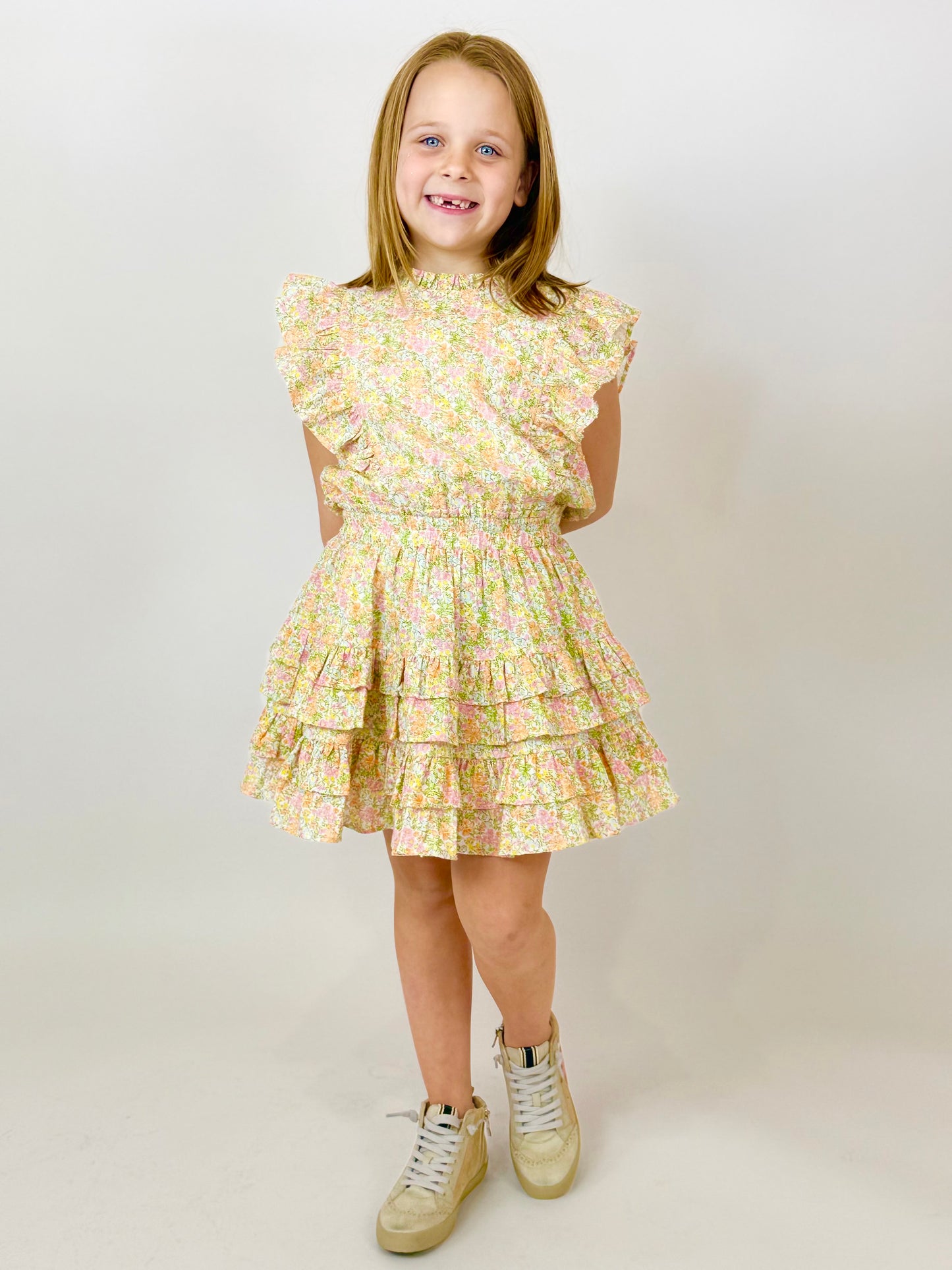 Gustavia Dress In Garden Sorbet