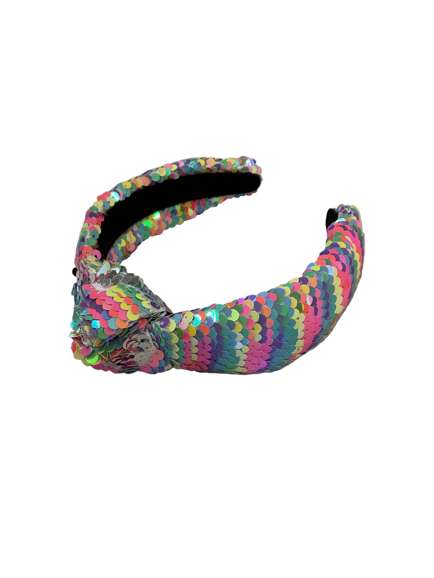 Mermaid Sequin Knotted Headband