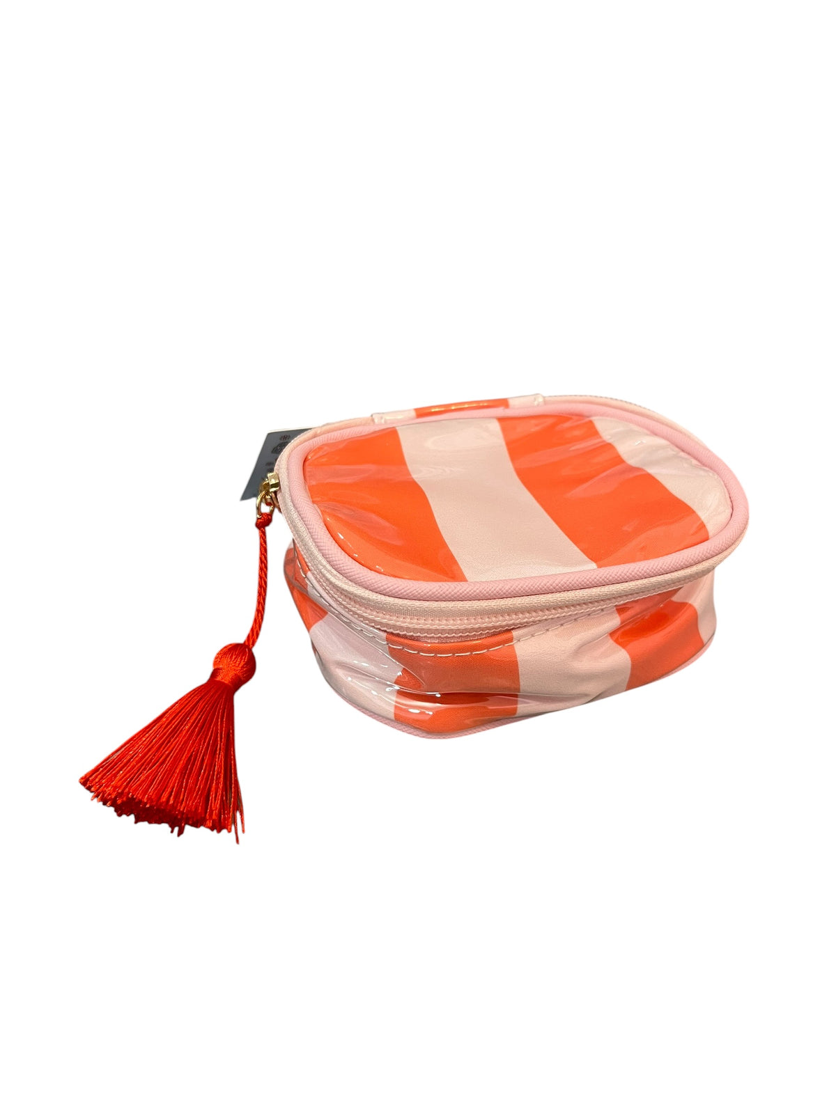Sweet Stripe Jewelry Case - Orange/Pink