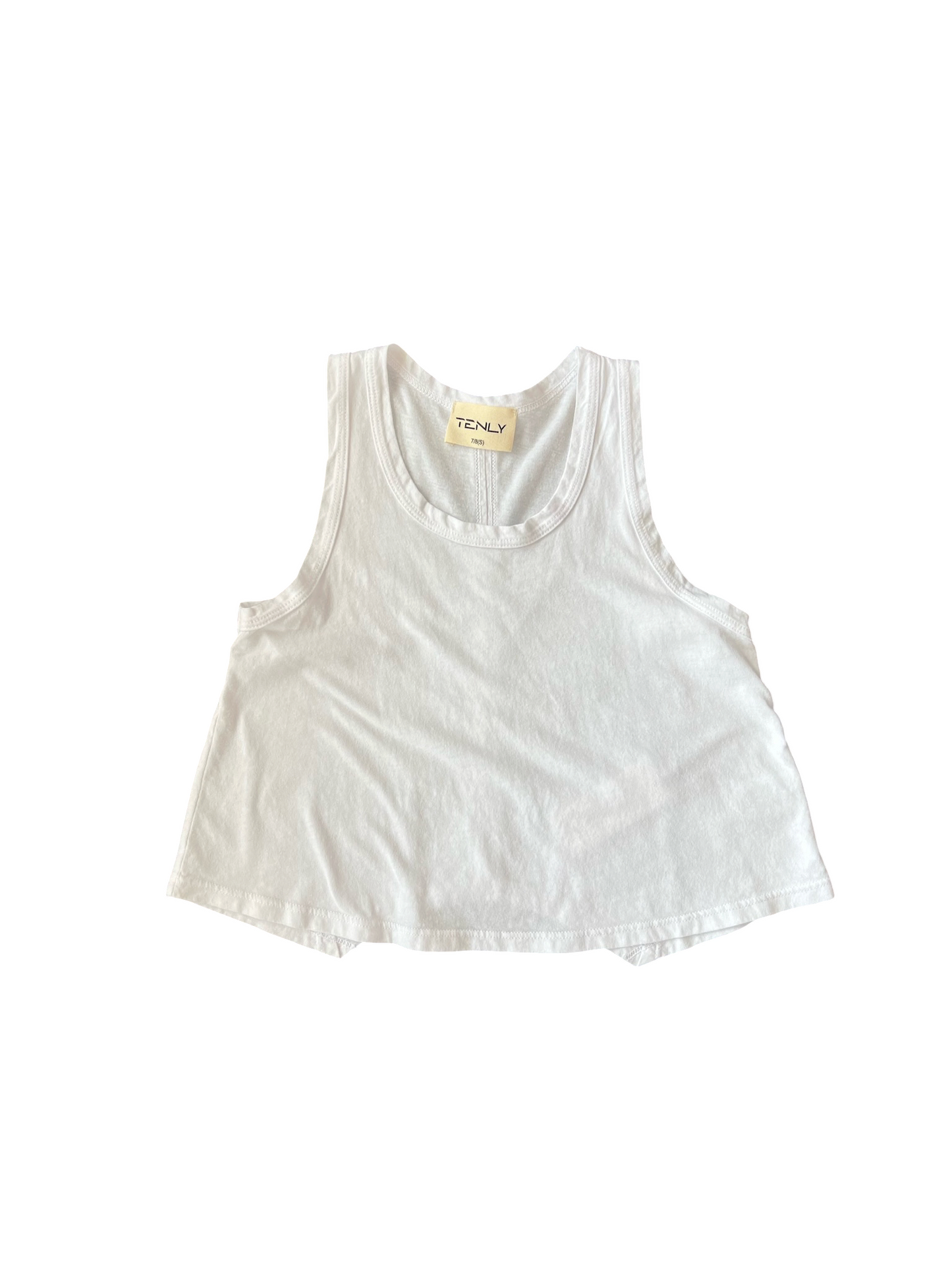 Tenly Flared Swing Tank - White