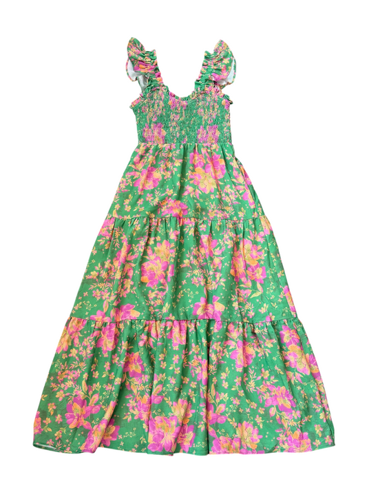 Tenly Wildflower Smocked Maxi Dress