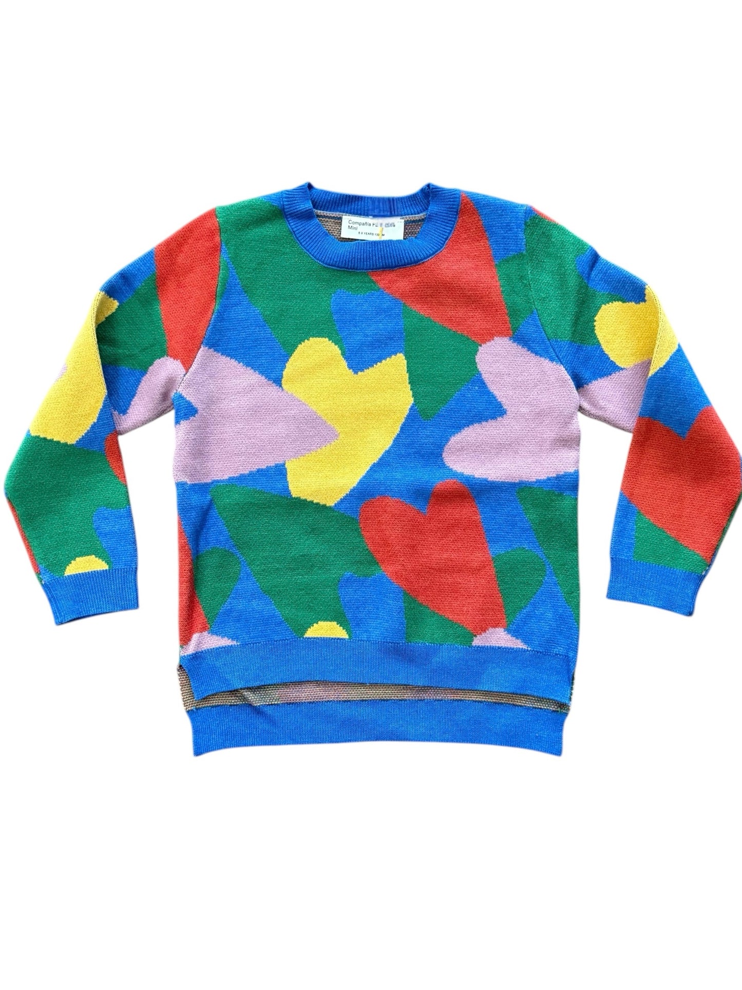 Colorful Hearts Sweater