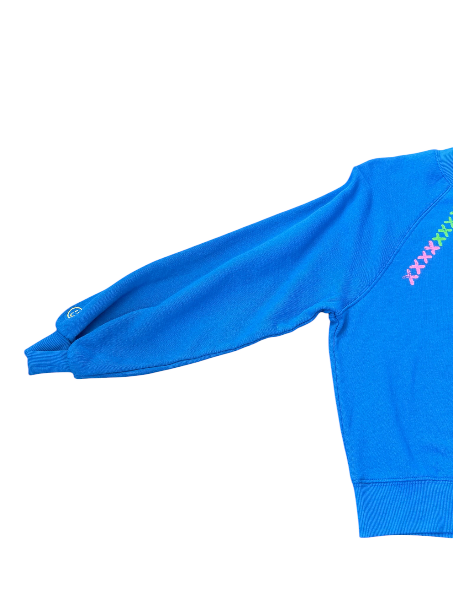Smiley Vintage Sweatshirt - Royal Blue