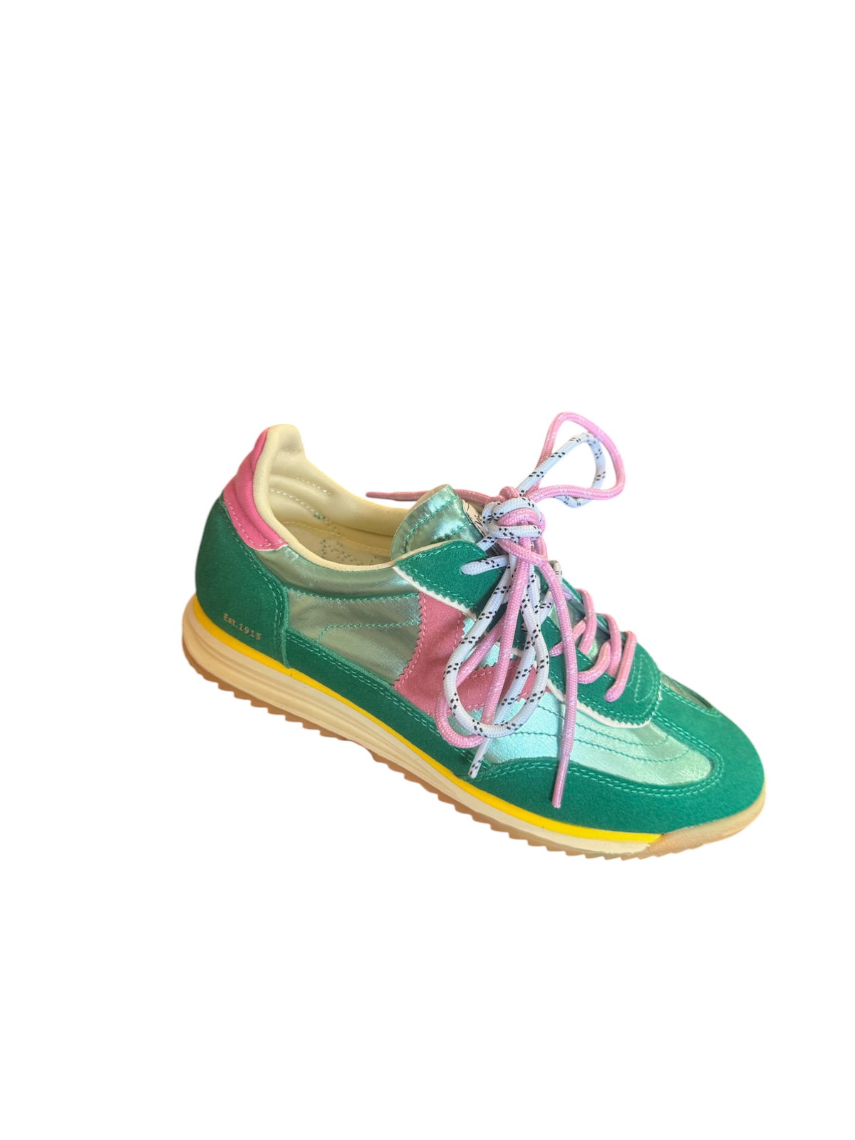 Victoria Saturno Sneaker - Pink/Green