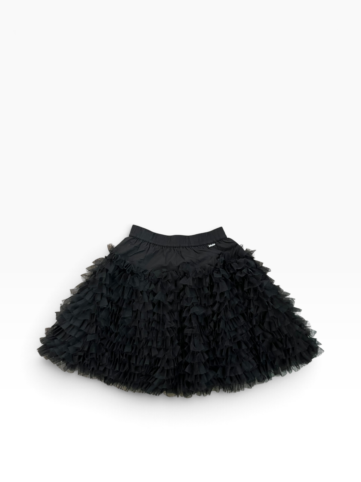 Molo Blissus Tiered Ruffle Skirt - Black