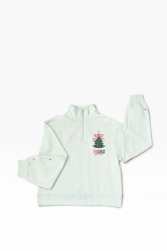 Holly Jolly 1/4 Zip Sweatshirt