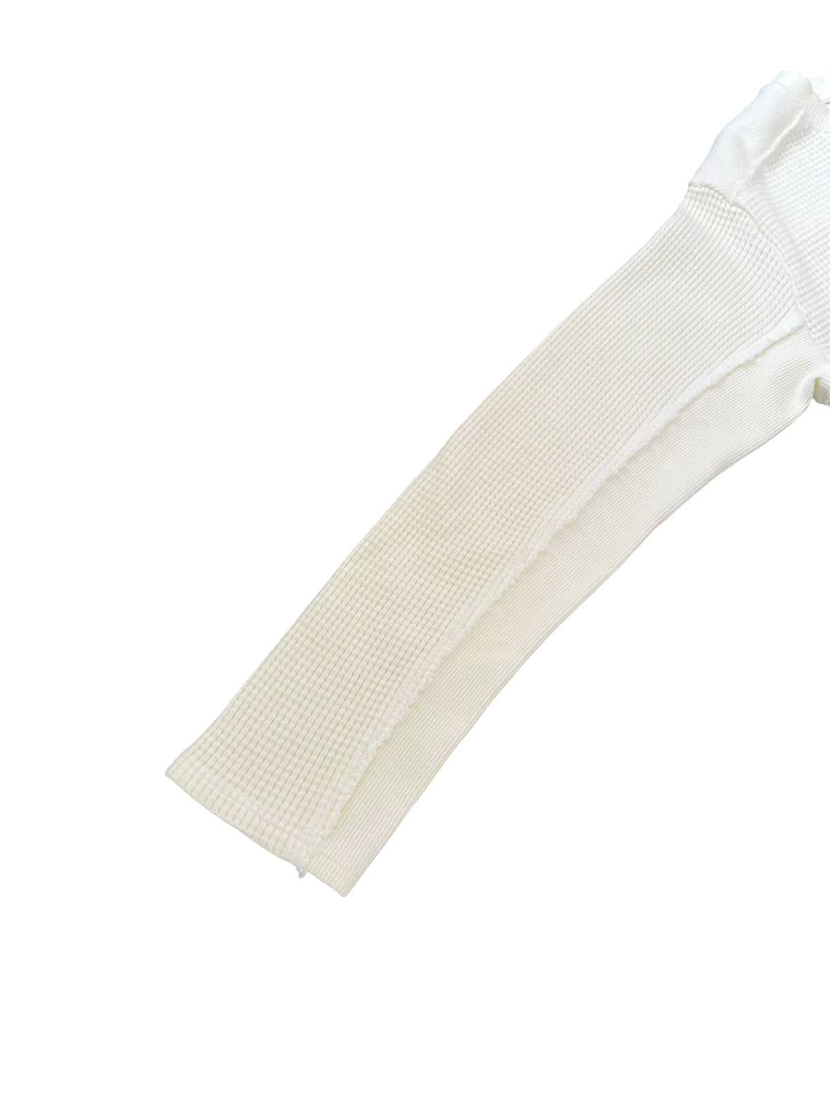 Tenly Waffle L/S Pullover - Ivory