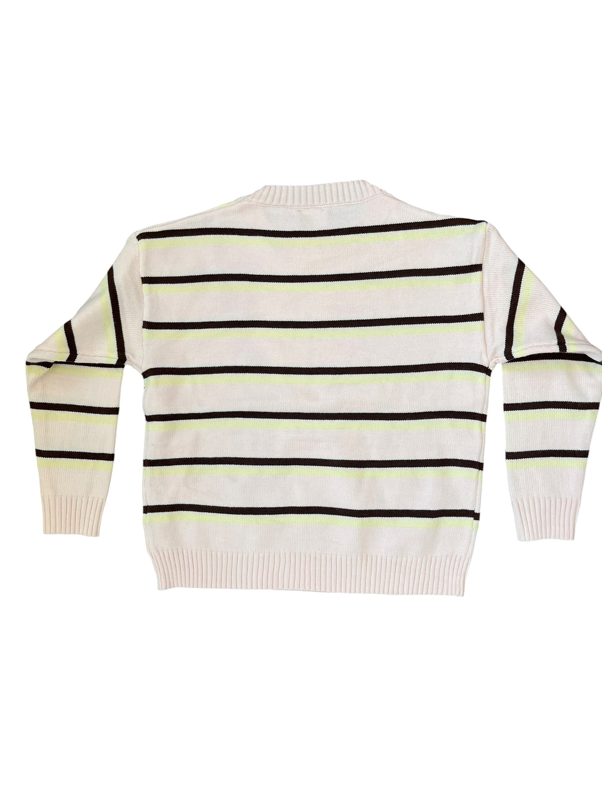 Tenly Striped Sweater - Pink Stripe