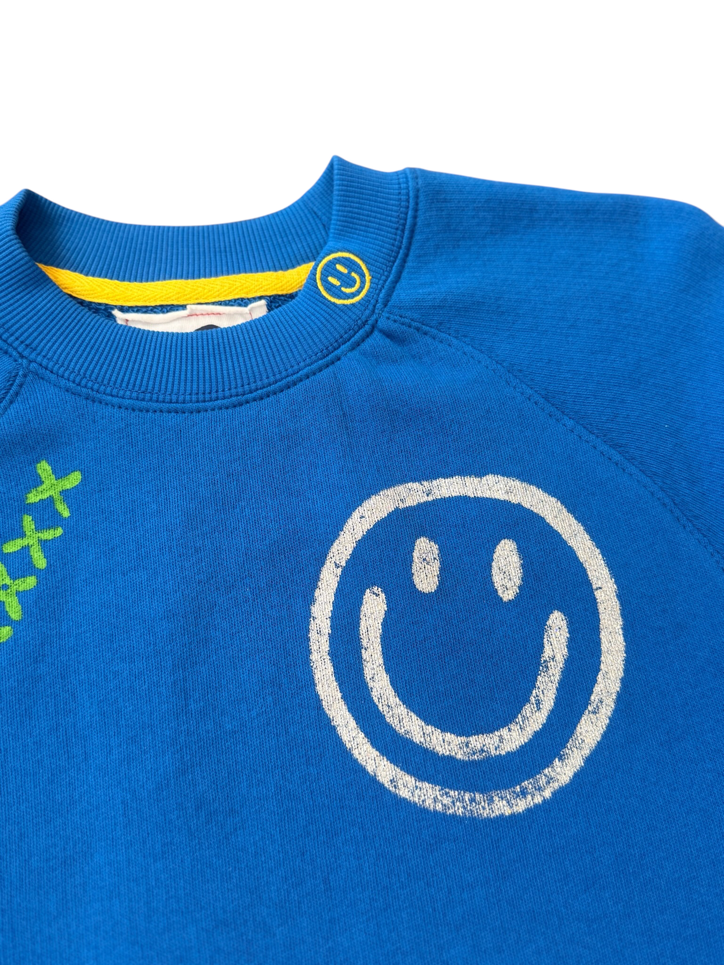 Smiley Vintage Sweatshirt - Royal Blue