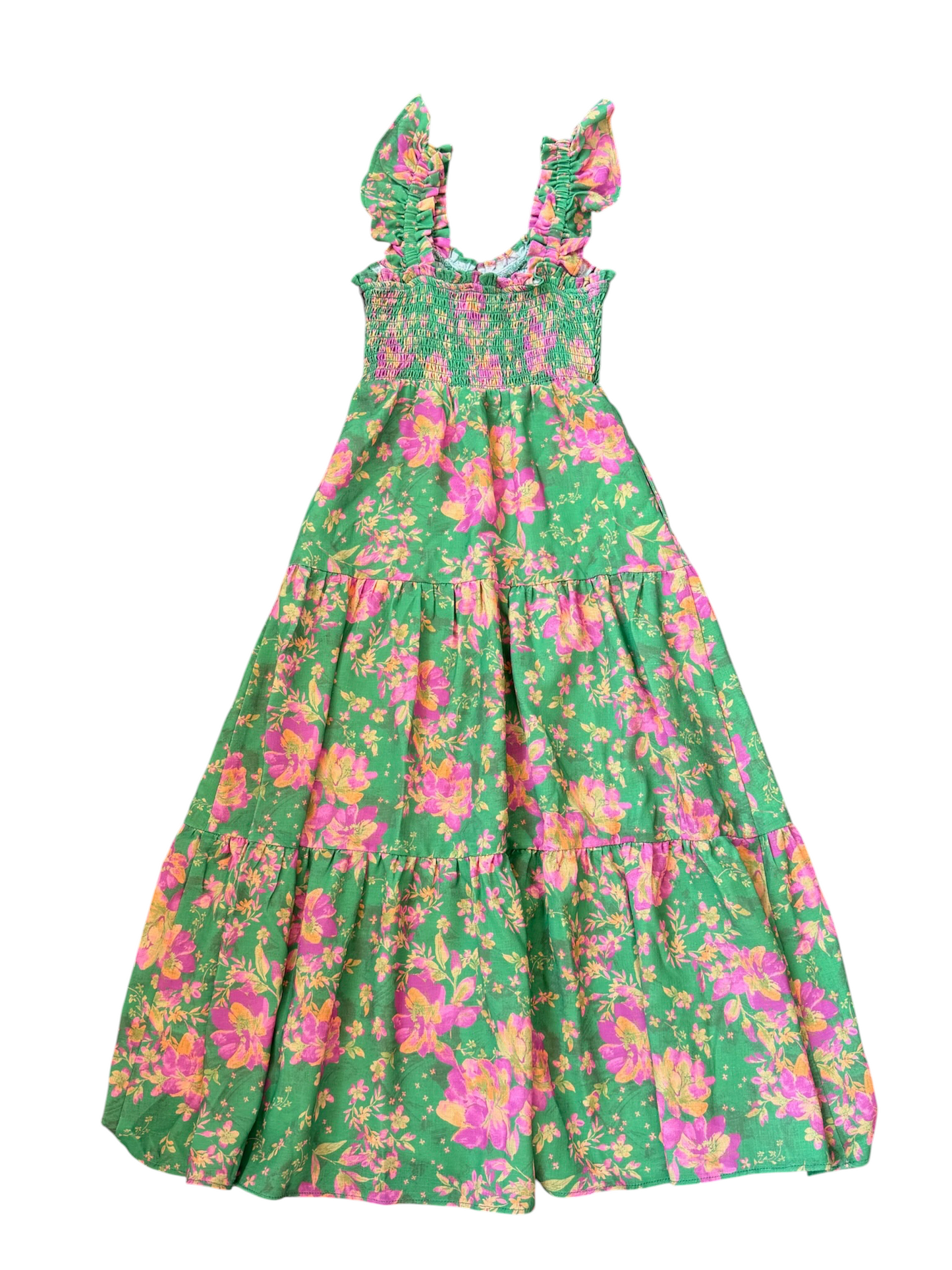 Tenly Wildflower Smocked Maxi Dress