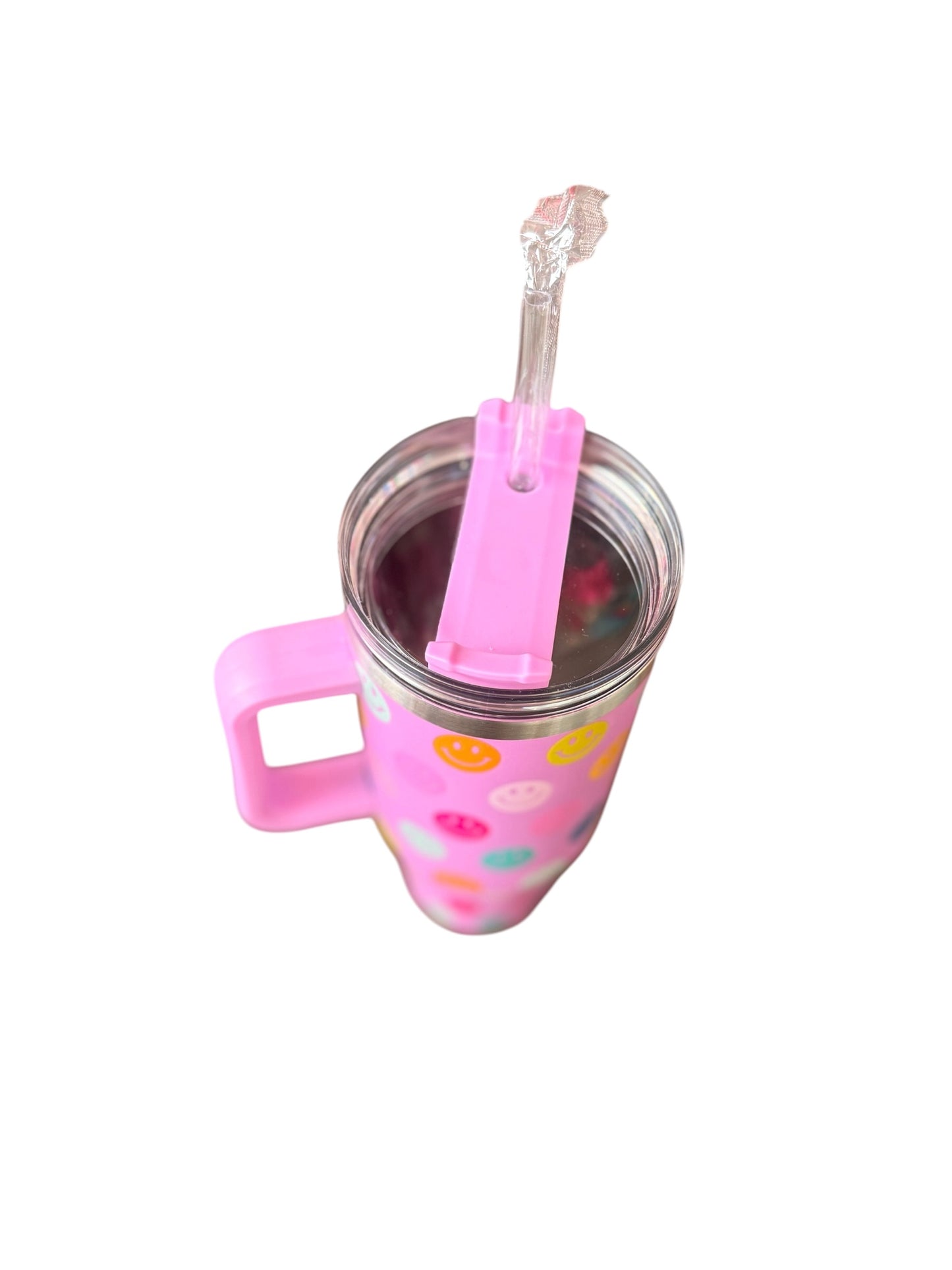 Rainbow Smiley Face Tumbler