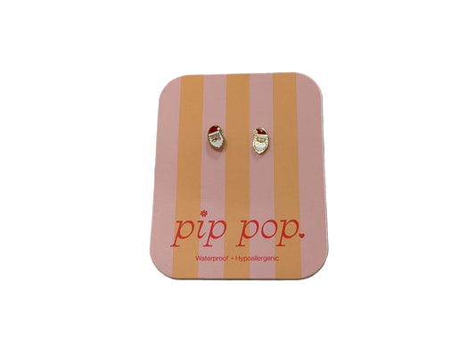Pip Pop Santa Stud Earrings