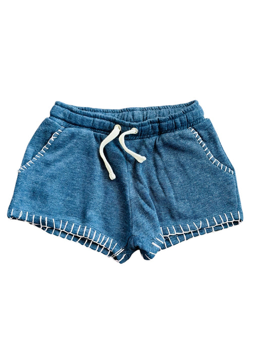 Vintage Havana- Navy Exposed Stitch Short