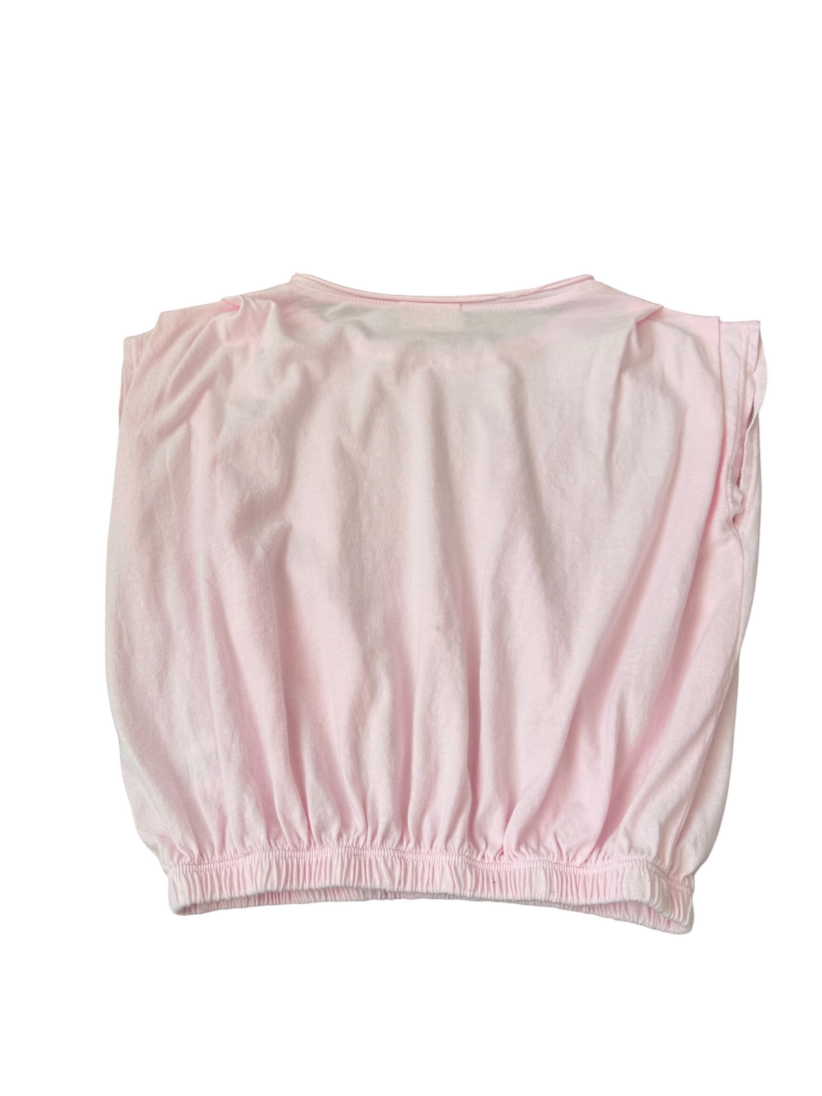 Tenly Pleated Shoulder Tee - Pink Guava
