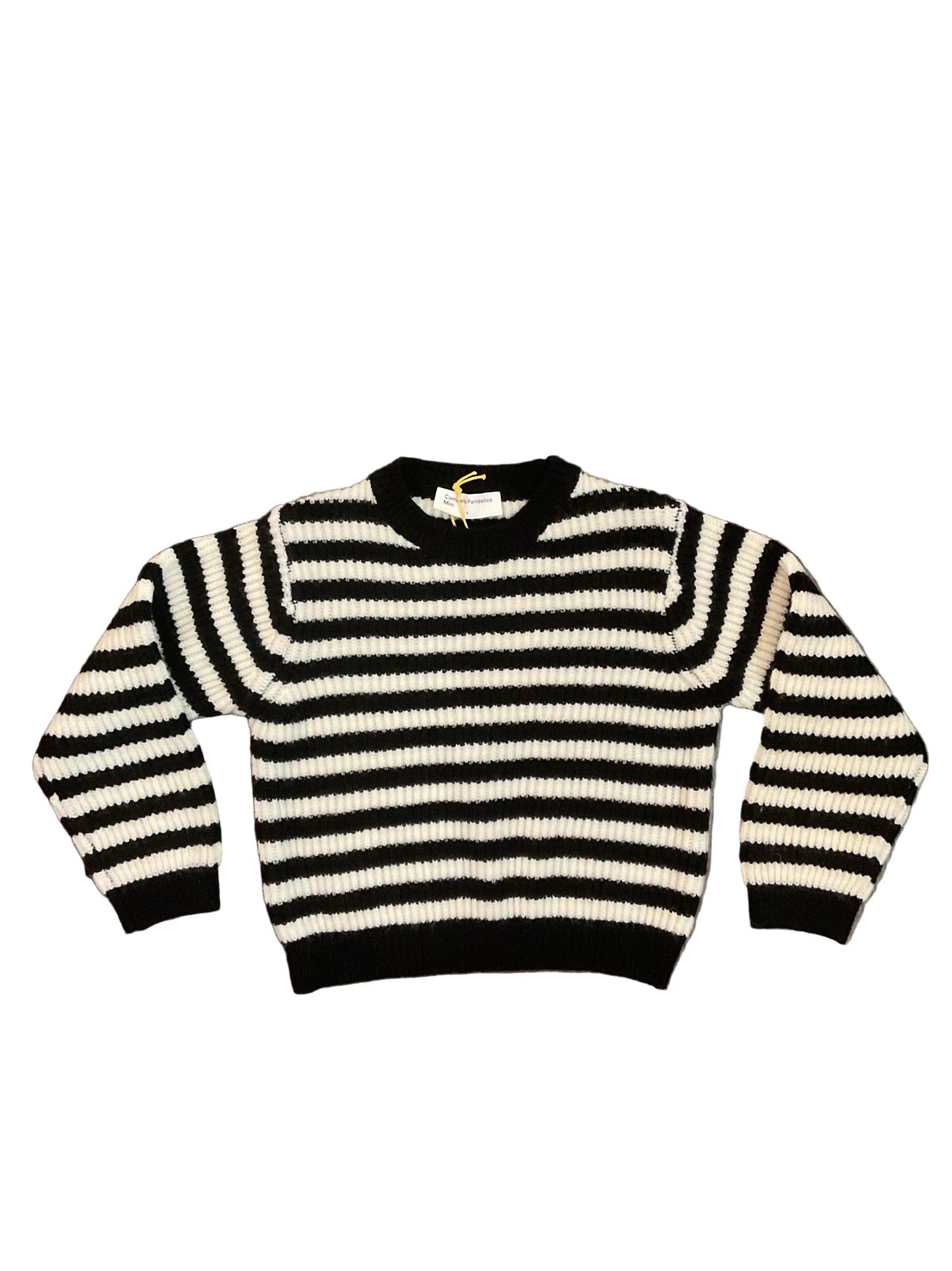Amelia Fuzzy Stripe Sweater