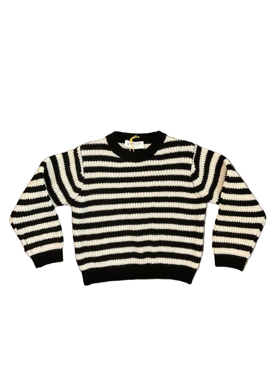 Amelia Fuzzy Stripe Sweater