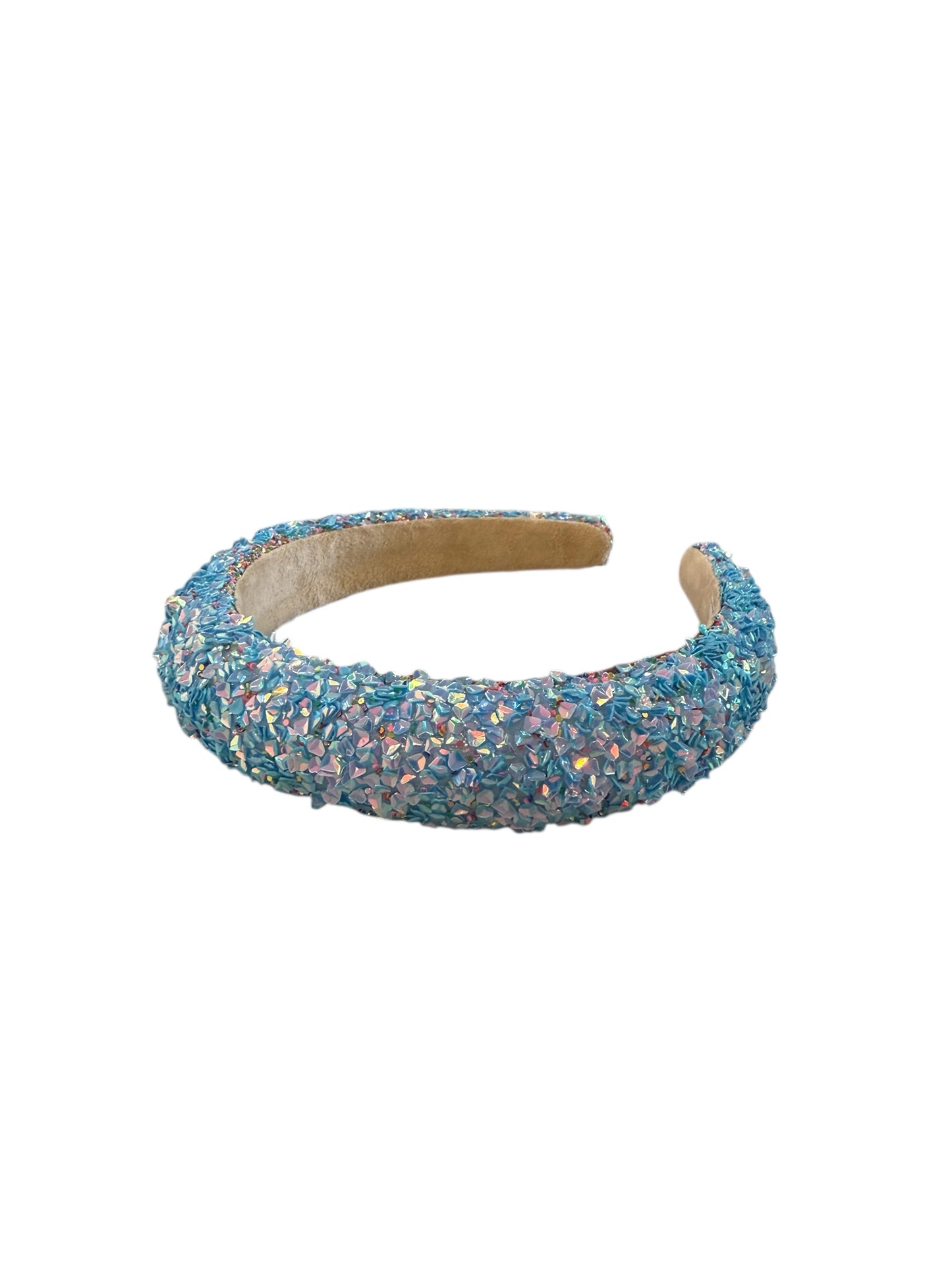 Chunky Sequin Headband - Blue