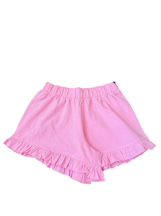 Ruffle Trim Shorts - Pink