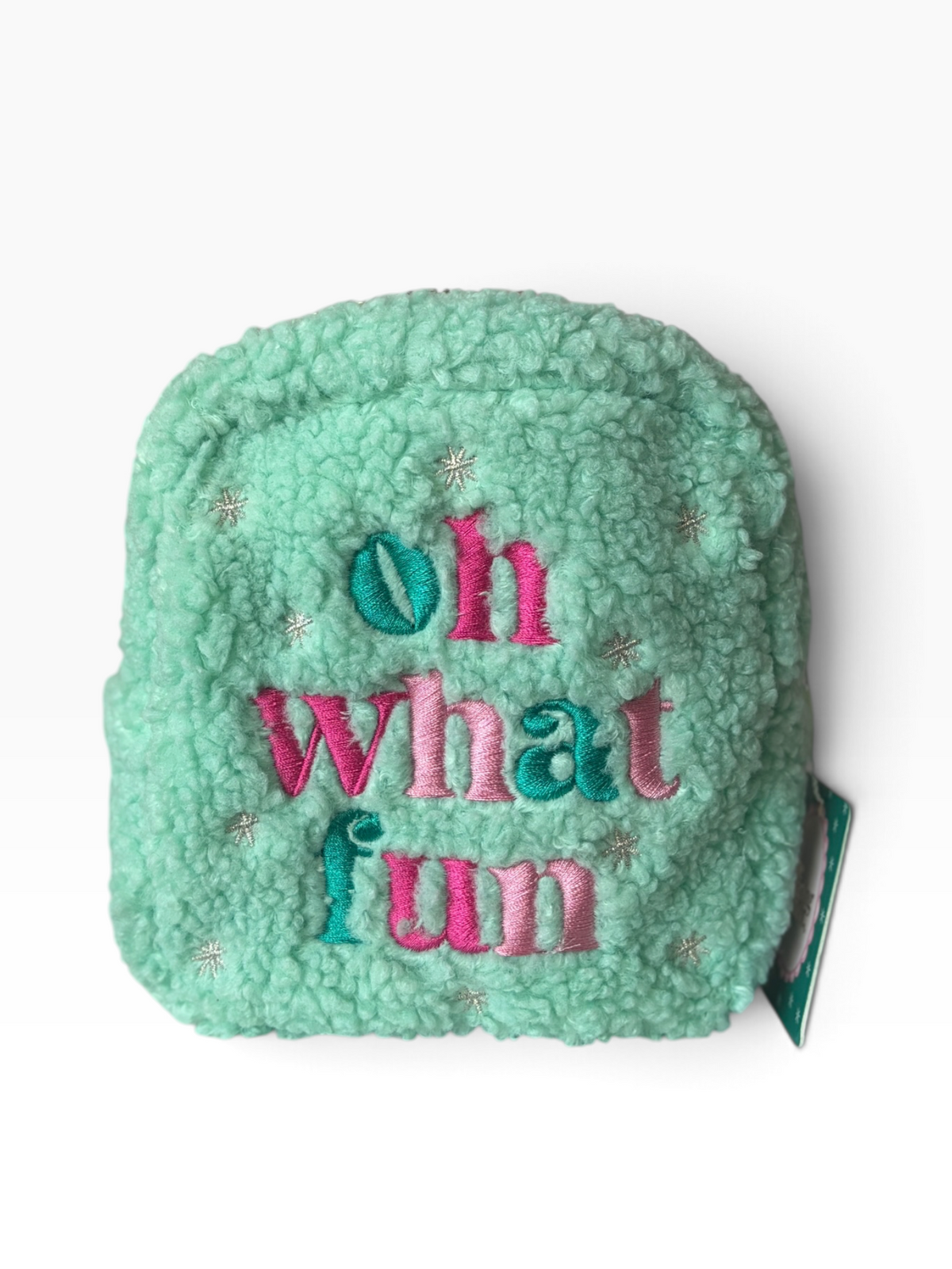 Square Teddy Pouch - Oh What Fun