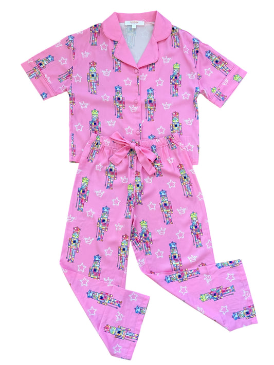 Pink Nutcracker Loungewear Pant Set