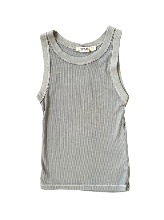 Cool Rib Tank - Cool Grey