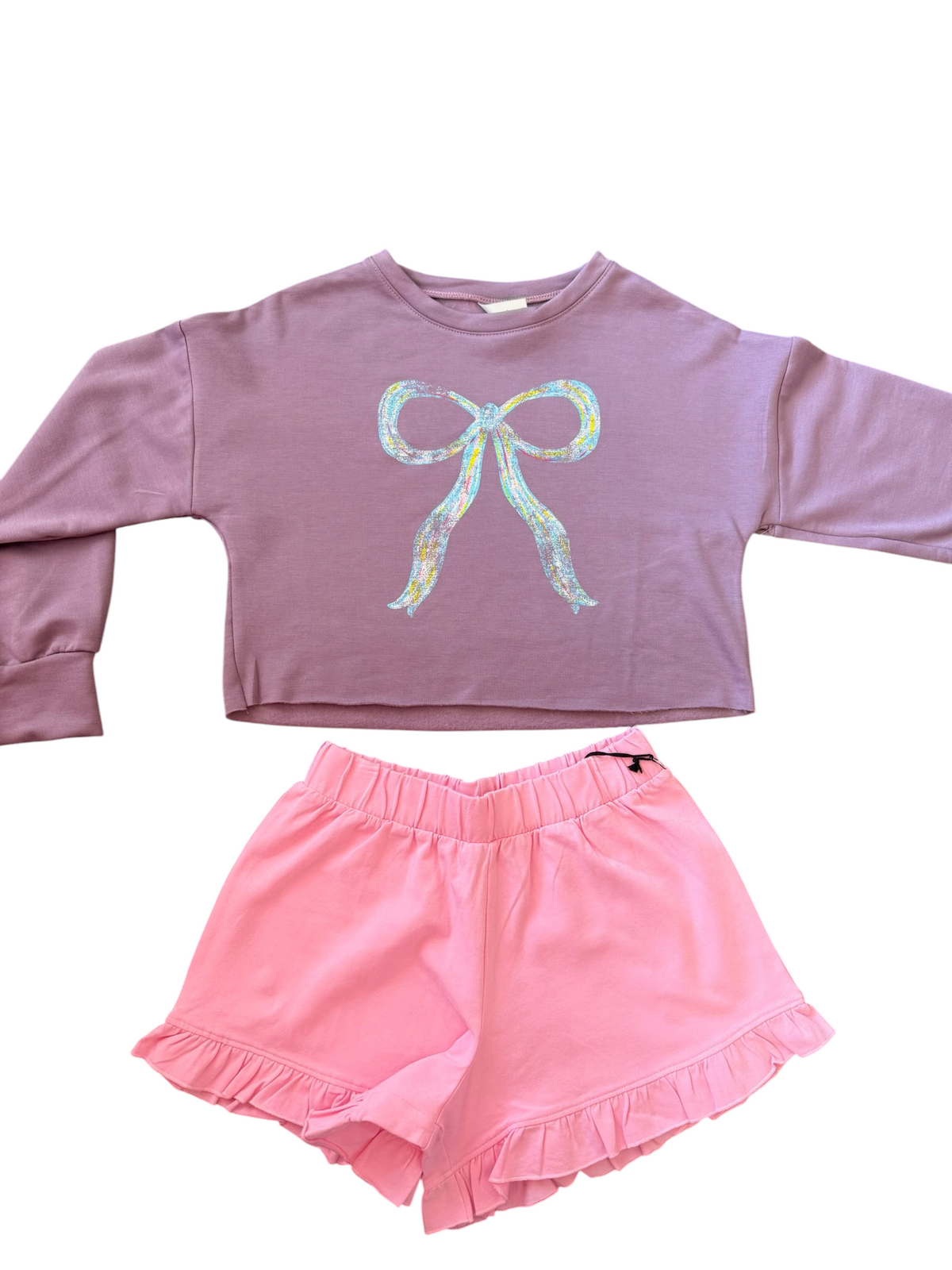 Colored Bow Sweatshirt