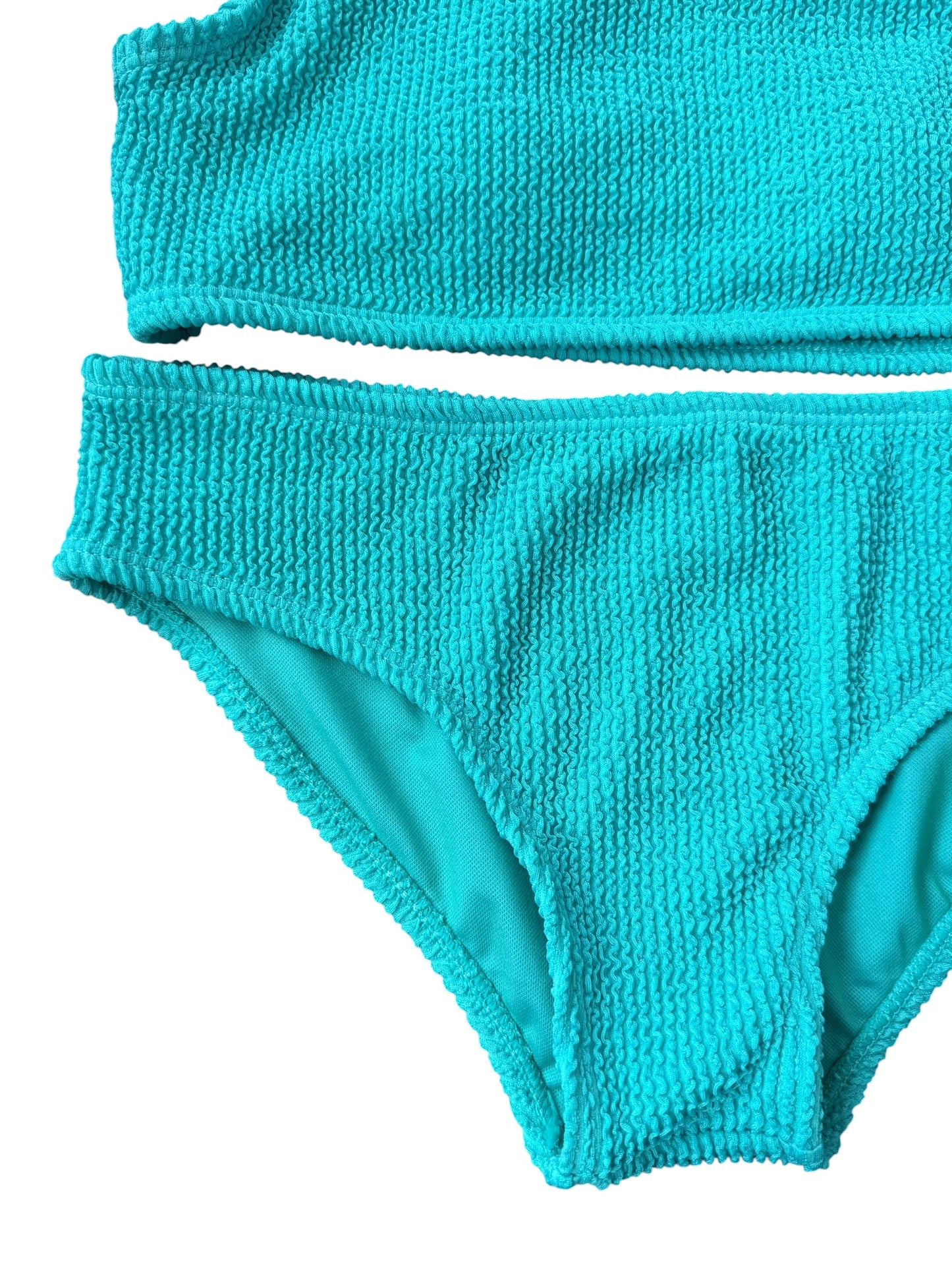 Fay Crinkle Tankini - Turquoise