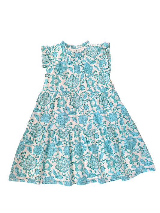 Nina Flutter Sleeve Dress
