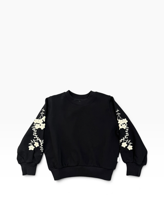 Molo Maribel Embroidered Sweatshirt - Black