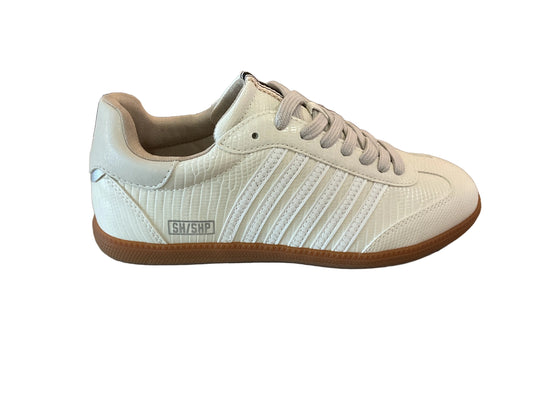 Stevie Sneaker - Bone Lizard (adult sizing)
