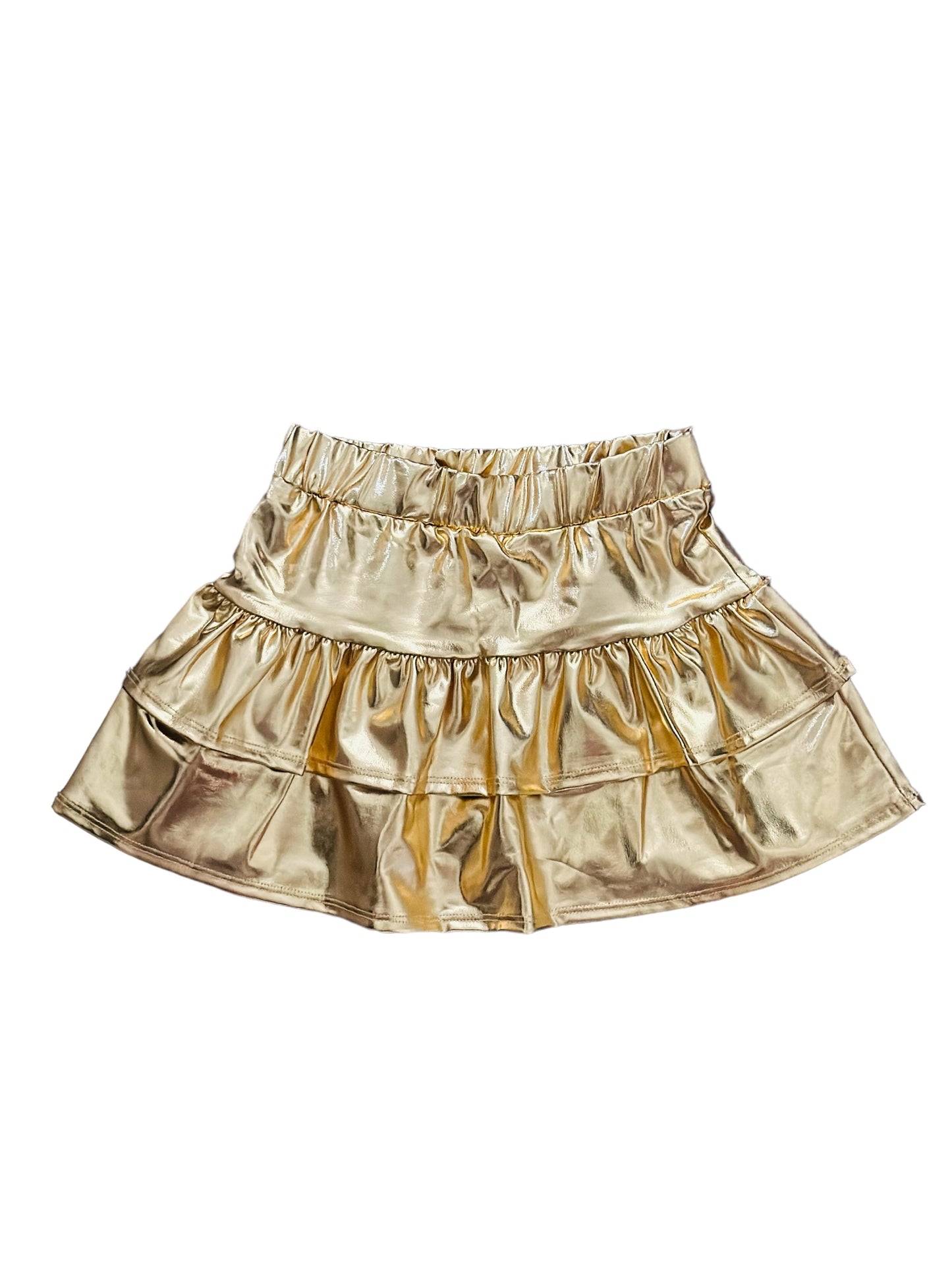 Gold Metallic Skirt