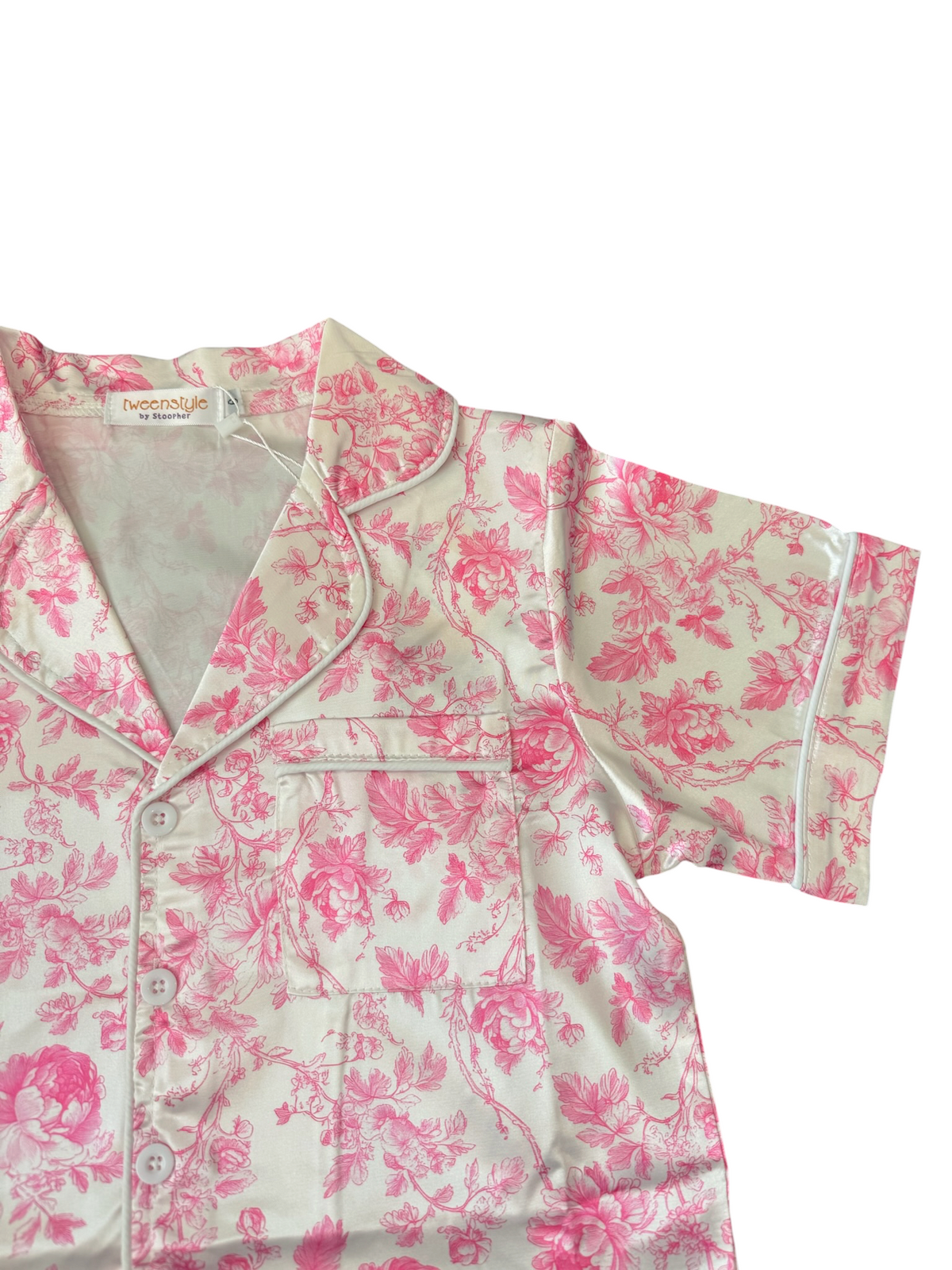 Pink Floral Loungewear Set