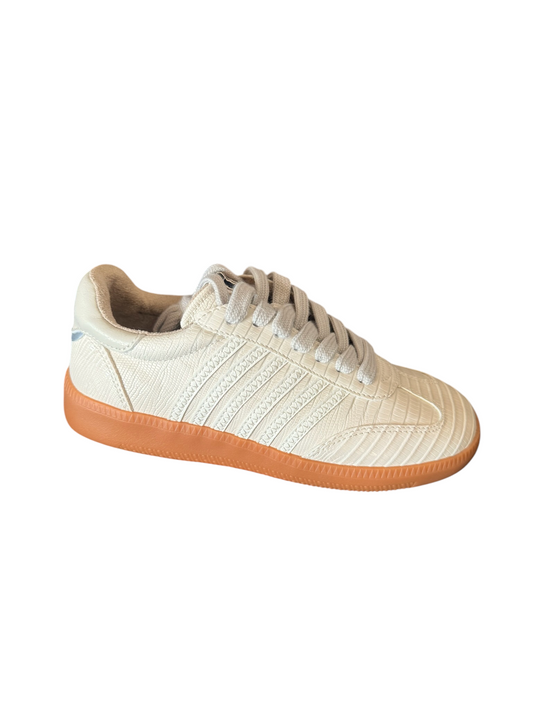 Stevie Sneaker - Bone Lizard (youth sizing)
