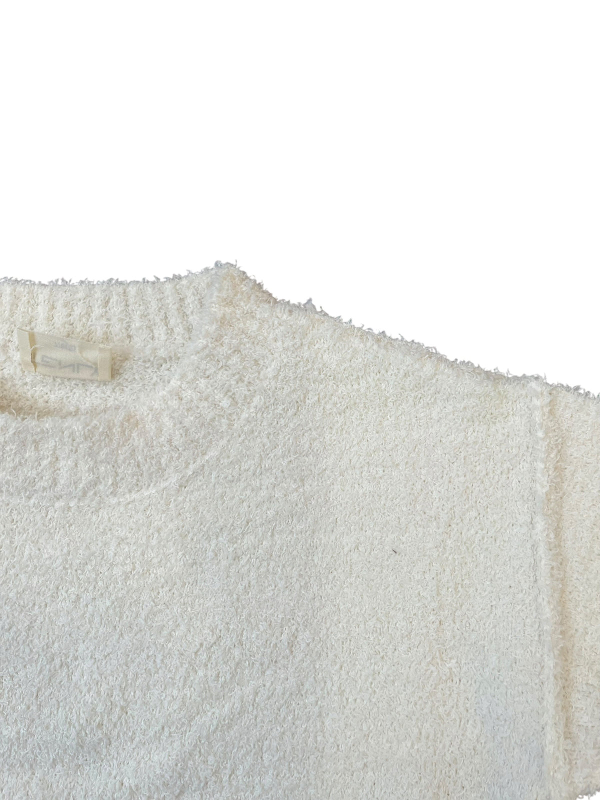 Tenly Sherpa “Meet & Greet” Pullover - Cream