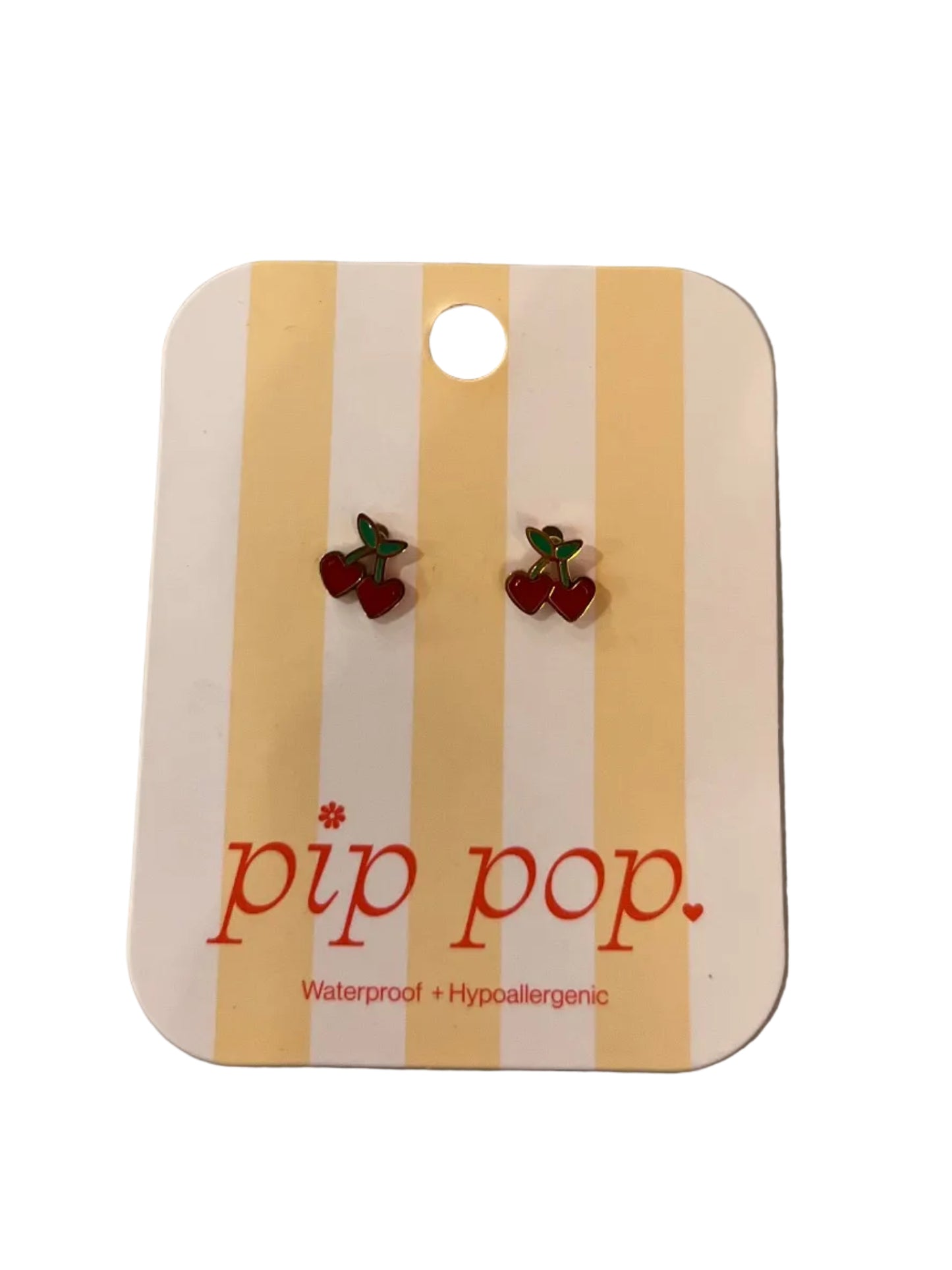 Pip Pop Cherries Stud Earrings