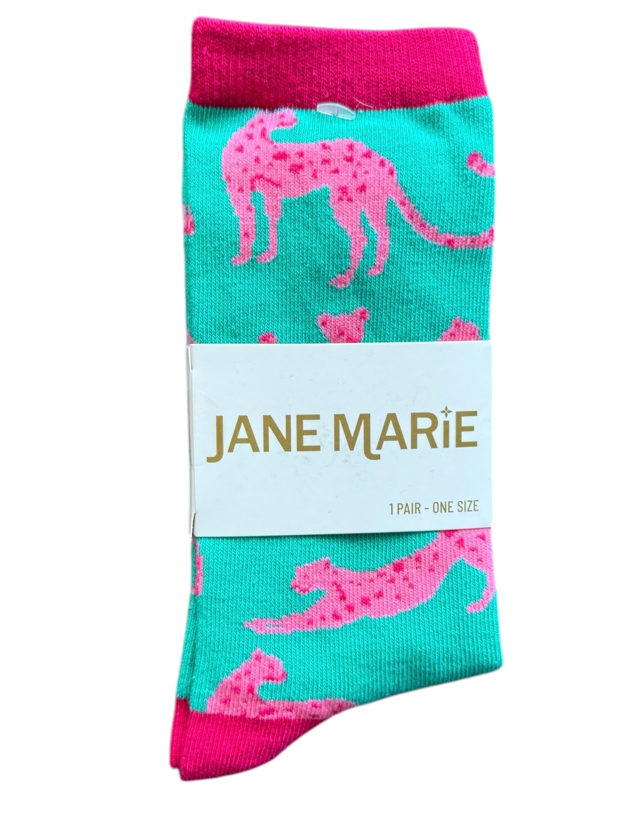Jane Marie Cheetah socks