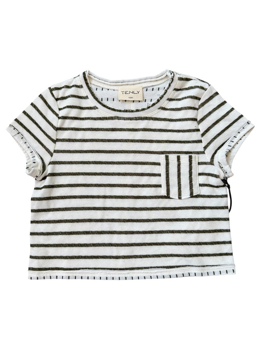 Tenly Stripe Tee - Matcha Tea
