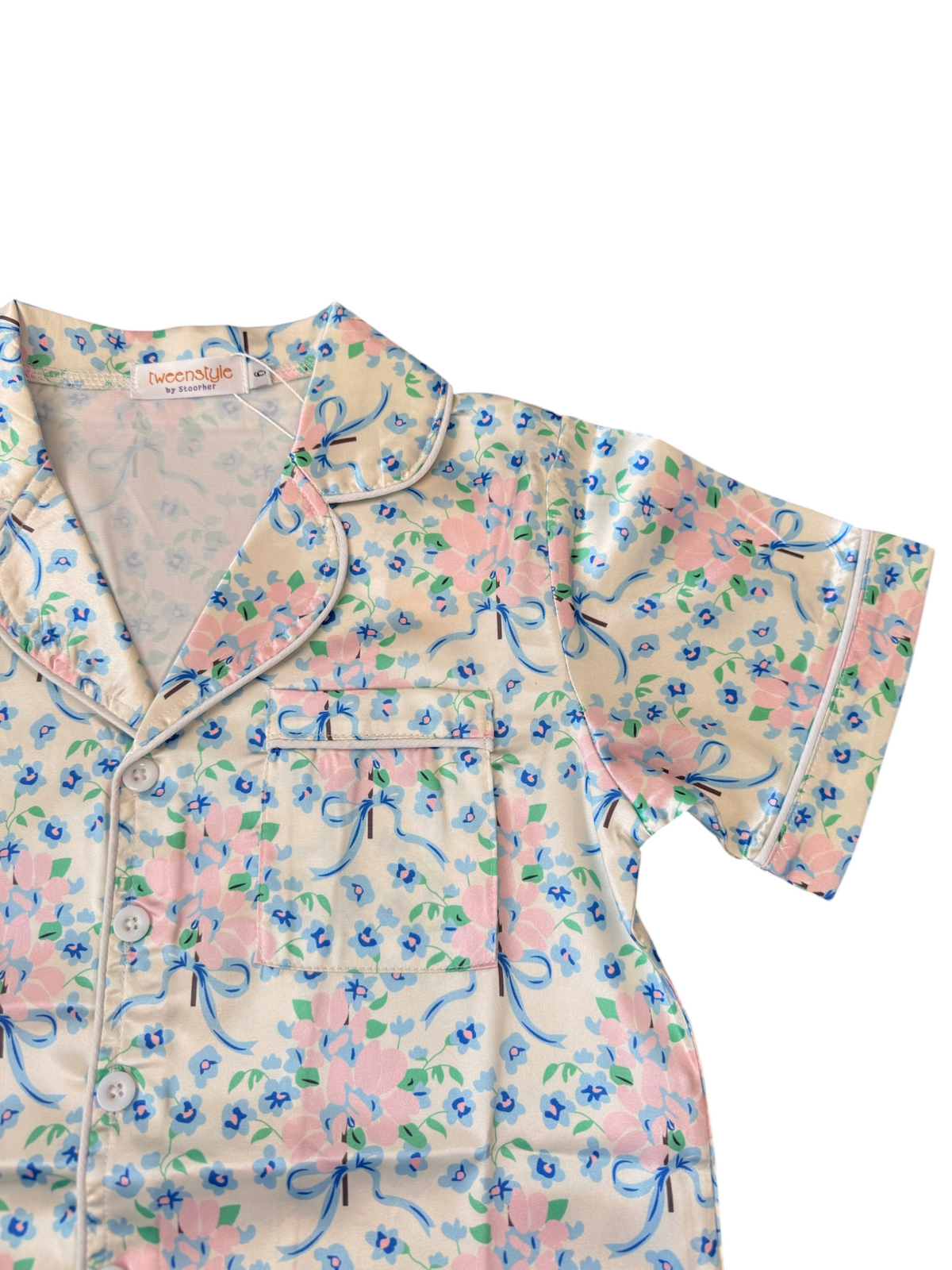 Elegant Floral Print Loungewear Set