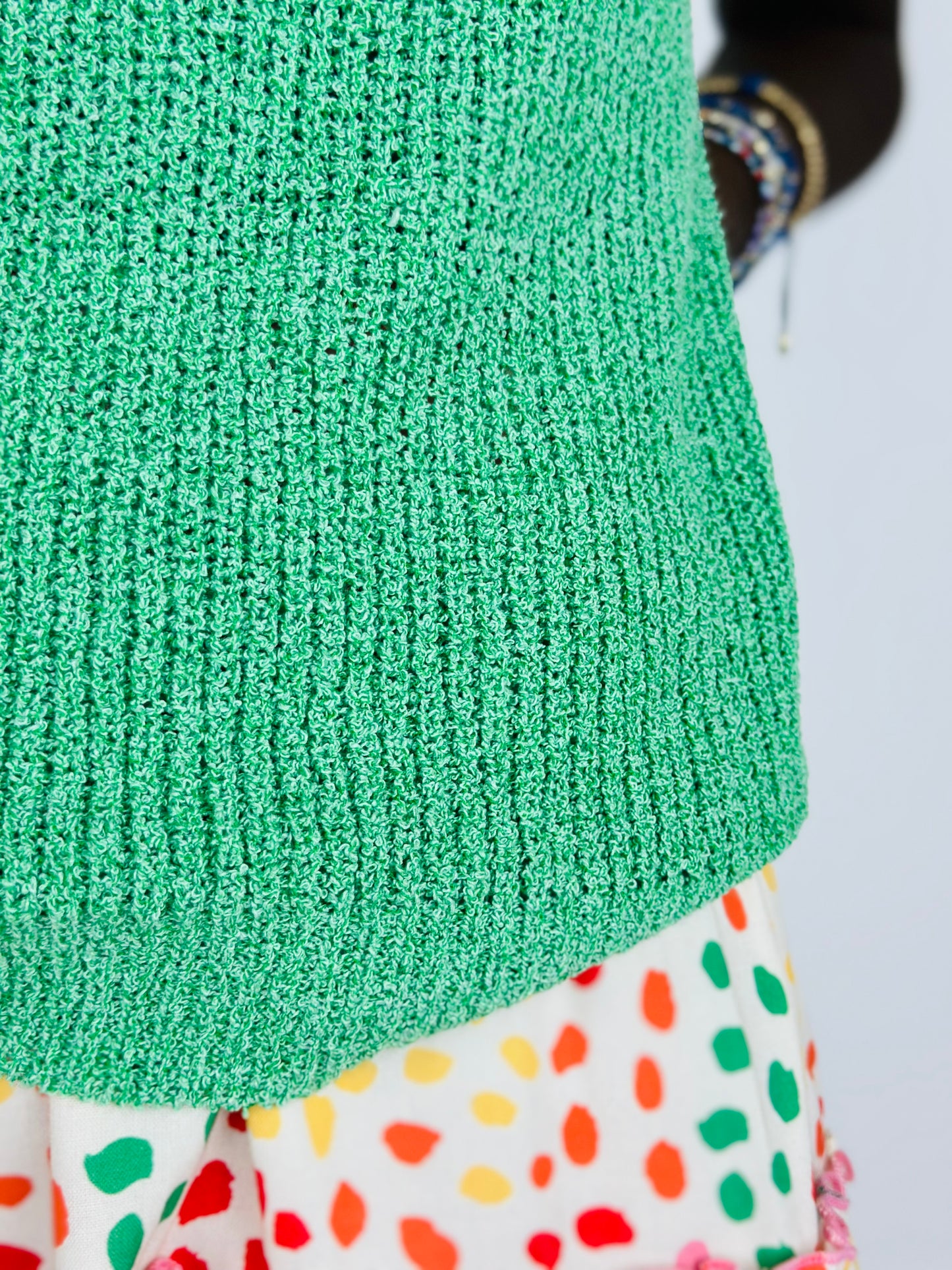 Knit Vest - Green