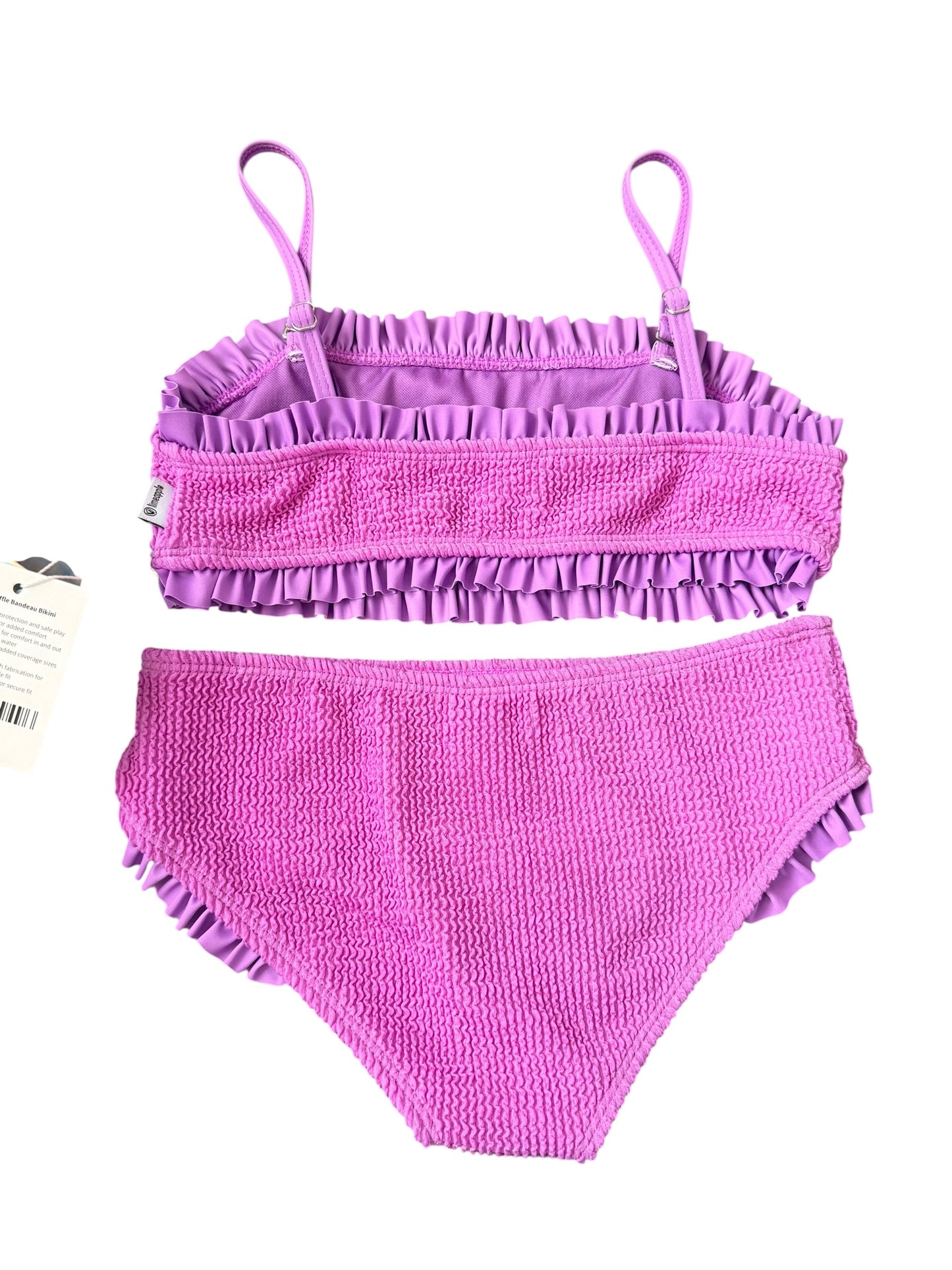 June Ruffle Bandeau Two Piece - Orchid