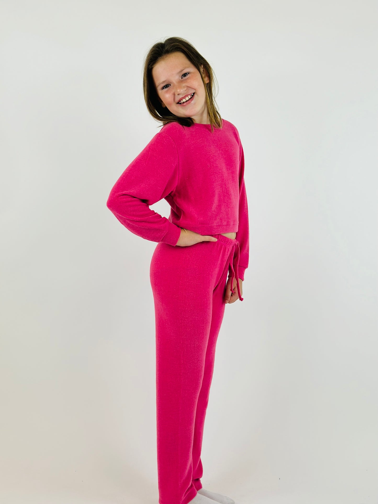 Cuddle Soft Straight Leg Lounge Pant - Pink