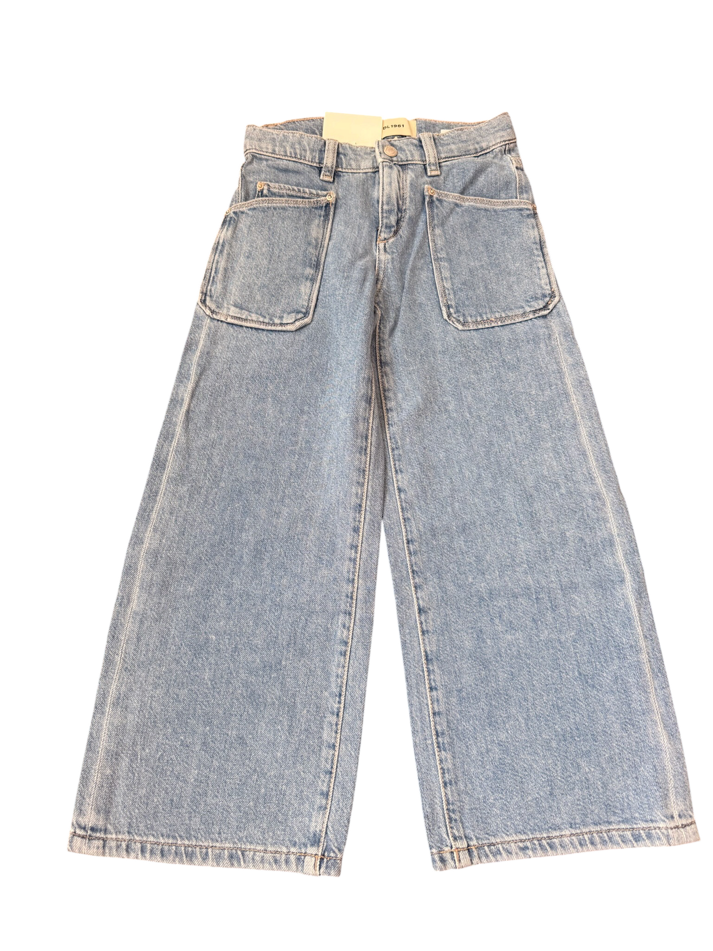 Lily Wide Leg w/Front Pockets - Lt. Blue