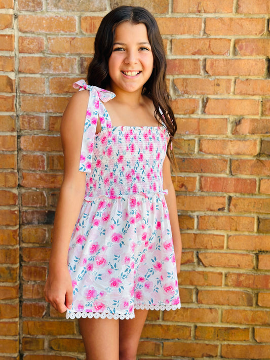 Summer Loving Shellona Romper - Pink
