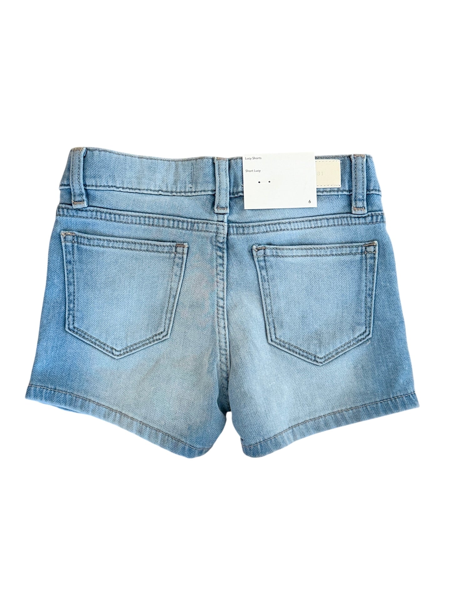 Lucy Knit Denim Shorts