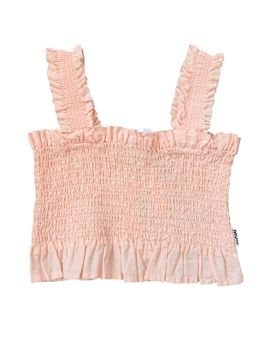 Rolfia Smocked Tank - Cloud Pink
